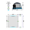 Uno Breeze® v2 Campervan Awning OLPRO imageset:Blue