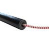 A close-up view of a Fibreglass Pole, illustrating the placement of the elastic inside the poles as part of the Repair Kit from OLPRO.