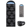 The Black Stafford Sleeping Bag on a white background.