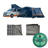 Pre-Loved Cocoon Breeze® V2 Campervan Awning Charcoal Plus Carpet and Footprint [ NOT Compatible With an Extension | Lightly Used, Bedroom Has 3 Cuts In Roof Repaired With Tuff Tape | OB137R