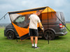 Campervan Scenic  Shade Canopy with PVC Window OLPRO , imageset:Orange