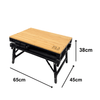 Bamboo 3 in 1 Folding Table/Storage Camping Cupboard OLPRO