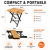 OLPRO Bamboo Camping Stool 2 Fold 