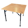 Bamboo Camping Table 4 Folding 90cm x 90cm OLPRO