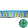 Pre-Loved Beach Huts 4 Pole Compact Windbreak (Steel Poles)