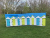 Pre-Loved Beach Huts 4 Pole Compact Windbreak (Steel Poles)
