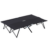 Double Camping Folding Sleeping Bed/Cot - Black OLPRO Extra