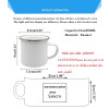 Adventure Camping Enamel Mug - Eco-Friendly Drinkware for Campfire Fun N/A