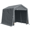 Storage Tent 2.8x2.4x2.4m - Dark Grey Outsunny