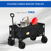 Outdoor Pull Along Trolley - Black Outsunny