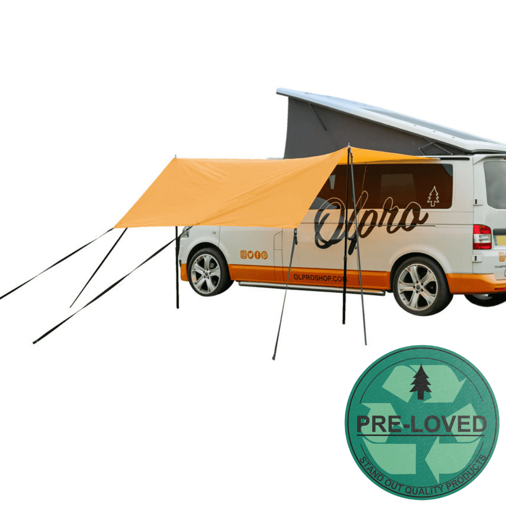 Pre-Loved Multi Shade Campervan Canopy Orange