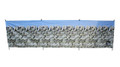 Stone Wall 4 Pole Compact Windbreak Steel Poles OLPRO