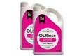 The front of two bottles of OLRinse - Great Value Toilet Rinse 2L by OLPRO showing the front label.