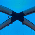A close up of the monolithic air beam, supporting the roof of the Uno Breeze v2 Campervan Awning by OLPRO