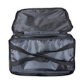 The storage bag open of the Camping Organiser by OLPRO on a white background.