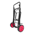 The OLPRO Festival Trolley folds flat (except for the wheels) for easy transport & storage