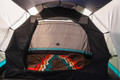 An image taken inside of the tent showing the bedroom pod of the Stafford 4.0 OLPRO x Ed Stafford with a blanko in the bedroom pod.
