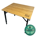 Pre-Loved Bamboo Camping Table 4 Folding 80cm x 60cm