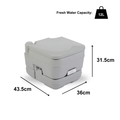 10 Litre Camping Toilet OLPRO