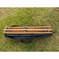 Bamboo Camping Table 4 Folding 90cm x 90cm OLPRO