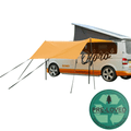 Pre-Loved Multi Shade Campervan Canopy Orange