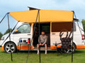 Pre-Loved Multi Shade Campervan Canopy Orange