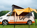 Pre-Loved Multi Shade Campervan Canopy Orange