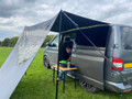 Pre-Loved Scenic Shade Campervan Canopy with PVC Window Charcoal | Lightly Used | 2011903616 OLPRO