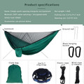 Portable Hammock with Canopy & Bug Net - Ideal for Camping swallowtail