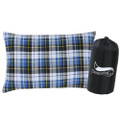 Desert&Fox Soft Flannel Camping Pillow - Lightweight & Washable Comfort 