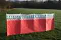 Pre-Loved Pair of Witley Wooden Pole Windbreaks (7 + 5 pole)