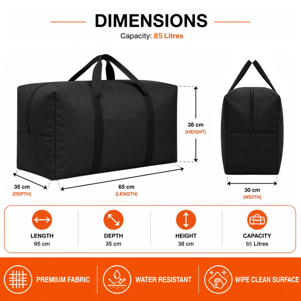 The OLPRO Large Waterproof Storage Bag 1680D - 85L