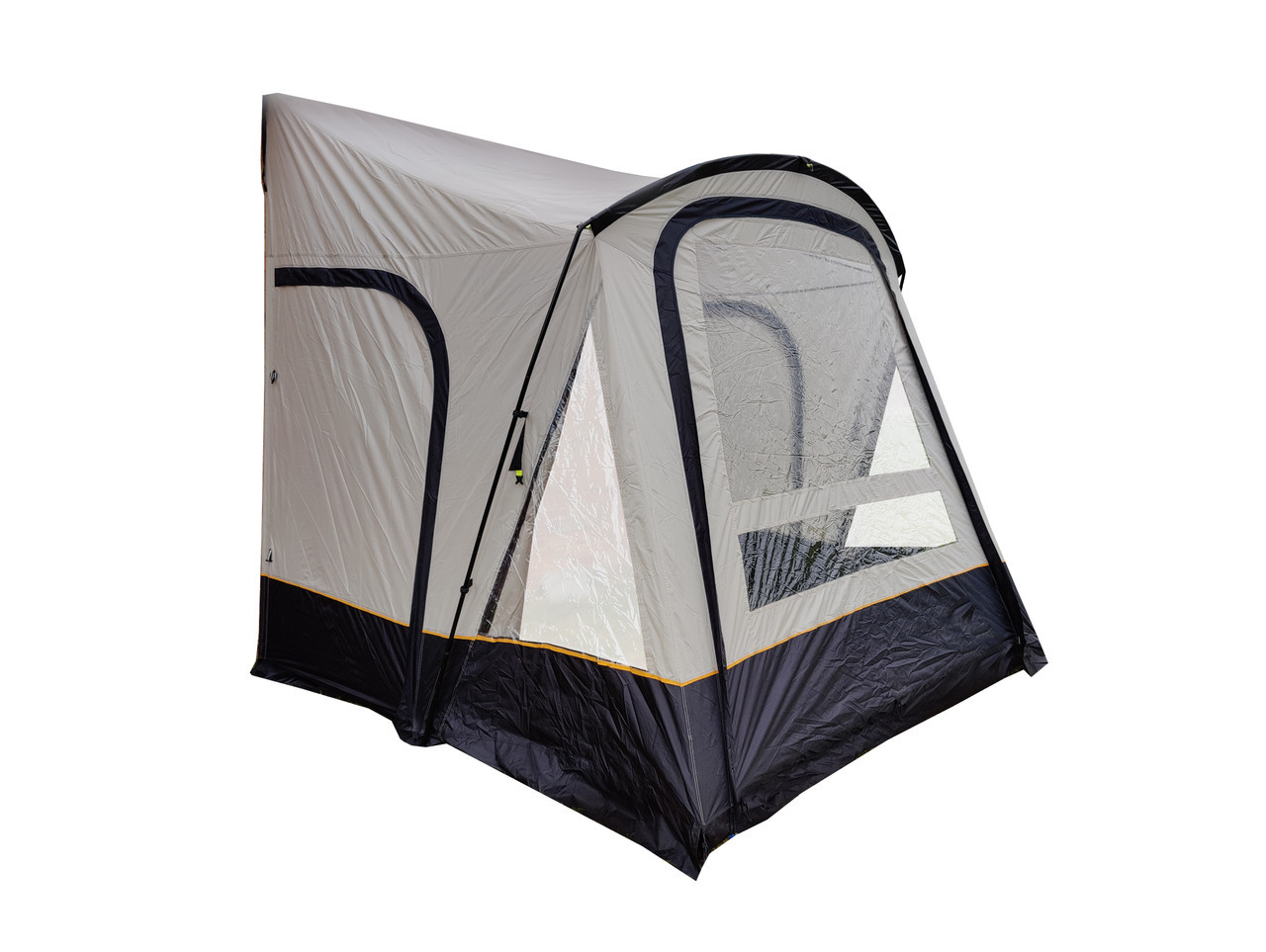 An image of the View Lite 260 Caravan Awning from OLPRO on a white background.