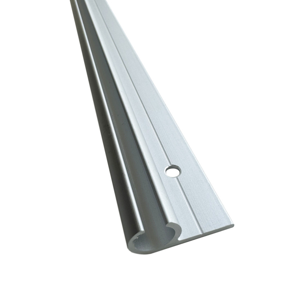C Channel Awning Rail - 3 x 100cm strips by OLPRO on a white bacground, showing the 4.5mm-9mm C channel