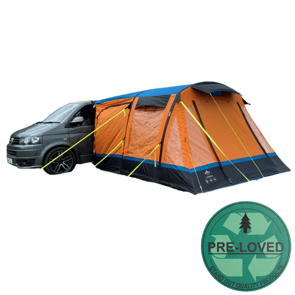 Pre-Loved Loopo Breeze® V2 Inflatable Campervan Awning Orange | Used, Dirt Marks on Canvas | OB139R OLPRO