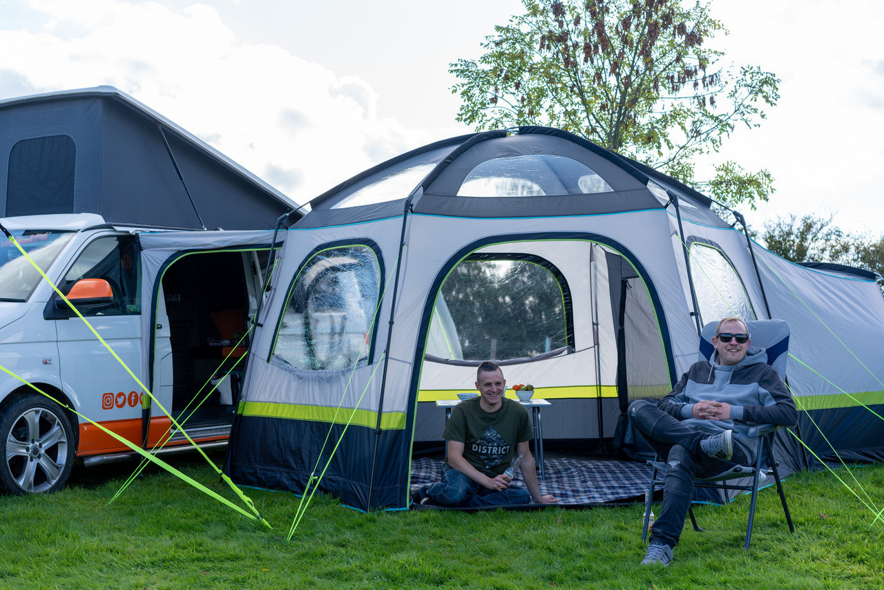 Dulepax Auvent de caravane - Auvent avec passepoil - Pour camping