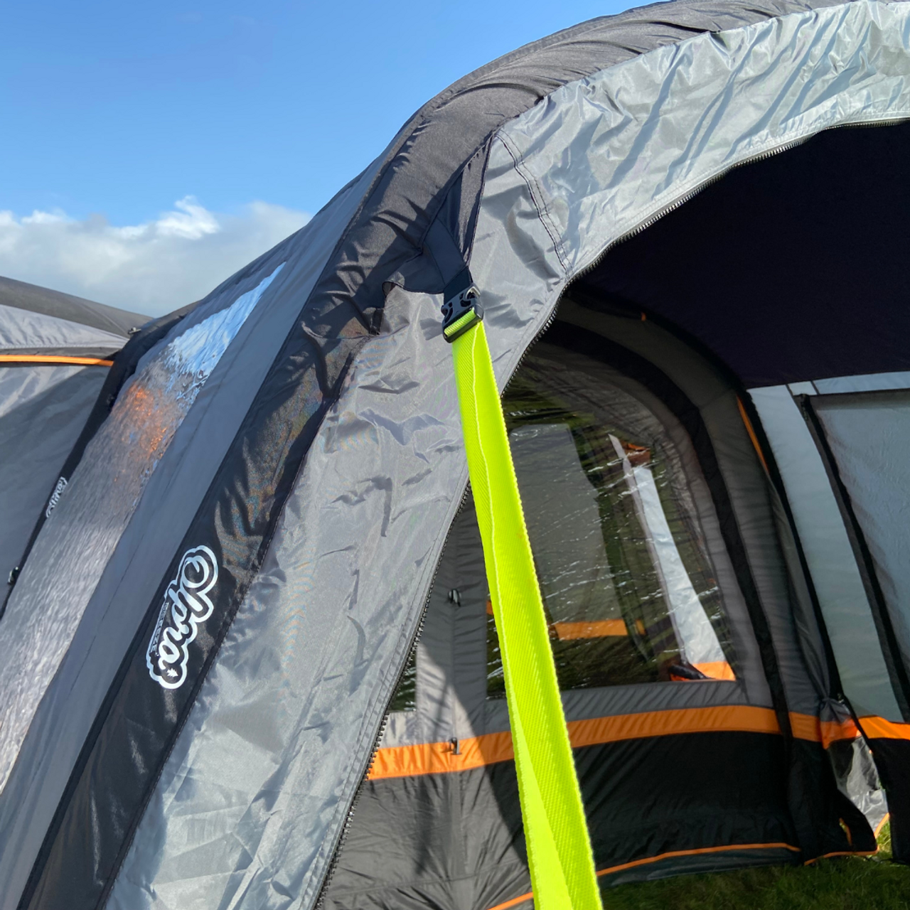 PRE ORDER Cocoon Breeze V2 Campervan Awning Light Grey Lime