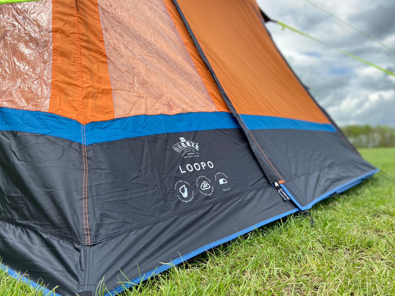 Pre Loved Loopo Breeze® V2 Inflatable Campervan Awning Orange