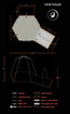 An info graphic depicting the product dimensions of the Hive Campervan Awning Fibreglass Poles - with Sleeping Pod from OLPRO.