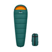 The OLPRO Gecko 250 Mummy sleeping bag pictured on a white background showing the inside of the hood material.