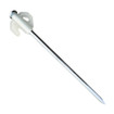 A white background photo of a single glow in the dark peg from OLPRO.
