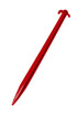 An extra long 30cm Plastic Tent Peg from OLPRO Pictured on a white background.