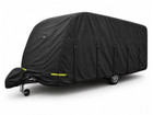 Breathable Waterproof 4Ply Caravan Cover with Free Hitch Cover Black