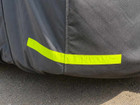 Breathable Waterproof 4Ply Caravan Cover with Free Hitch Cover Black