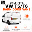 Barn Door Campervan Canopy for VW T5 & T6 OLPRO