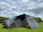 Campervan Scenic  Shade Canopy with PVC Window OLPRO , imageset:Charcoal