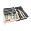 Extendable Drawer Organiser OLPRO - extended with cutlery