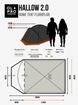 Pre-Loved Hallow 2.0 Dome Tent - 2 Berth Tent