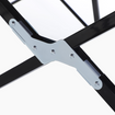 Double Camping Folding Sleeping Bed/Cot - Black OLPRO Extra