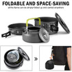 Portable Outdoor Cookware Set - Lightweight & Durable Camping Kit LISM